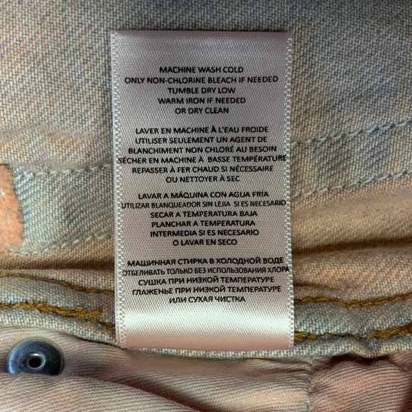 NEW! RE/DONE 90s High Rise Sz 26 Loose Natural Sedona Distress Jeans $275 I10-14 - Picture 10 of 10